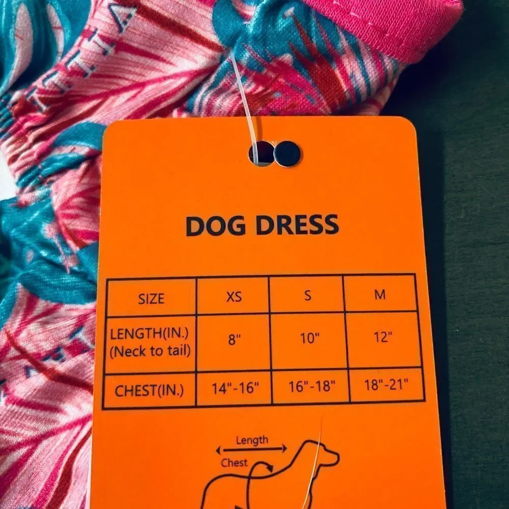 NWT Margaritaville Dog Tropical Botanical Sun Dress XS